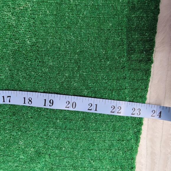 Michael Kors Green Cowl Neck Turtleneck Sweater Women’s Sz S Knit Cozy Academia - Picture 6 of 9